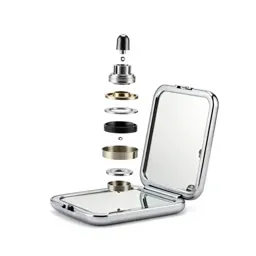 Compact mirror open