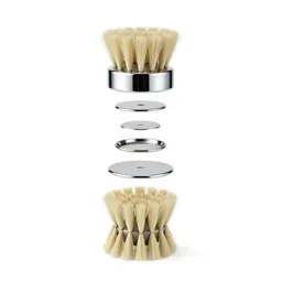 Natural bristle body brush
