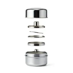 Solid perfume tin