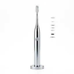 Electric toothbrush on a stand