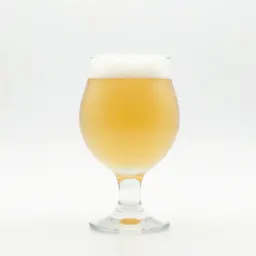 Hazy pale ale in a tulip glass