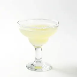 Margarita with a salt rim