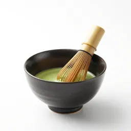 Matcha whisked in a chawan