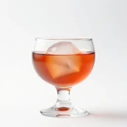 Negroni with an ice sphere