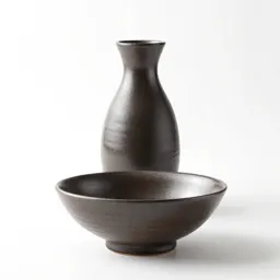 Sake set with a tokkuri