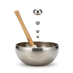 Singing bowl with a mallet