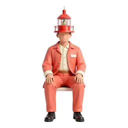 Lighthouse keeper of 1890