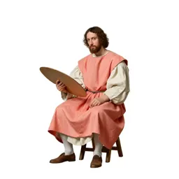 Renaissance painter at an easel