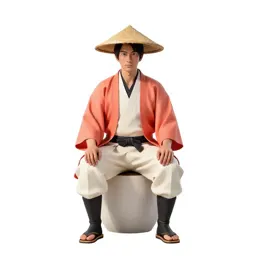 Ronin with a straw hat