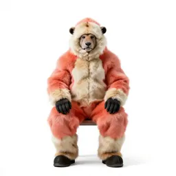 Antarctic explorer in furs