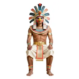 Aztec eagle warrior