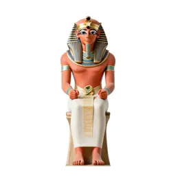 Egyptian scribe with a papyrus