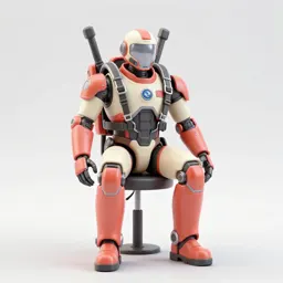 Mech pilot in a flight harness