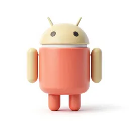 Android with visible seams