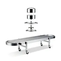 Roller conveyor section