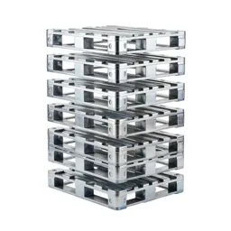 Stacked euro pallet