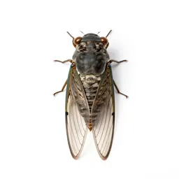 Cicada mid-song