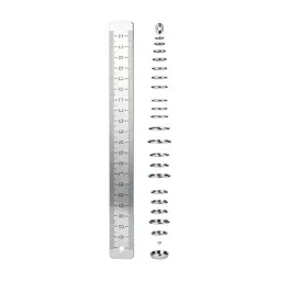 Growth chart ruler
