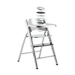 High chair in bentwood