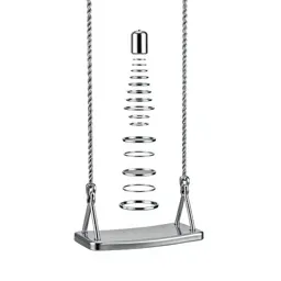 Swing seat on ropes