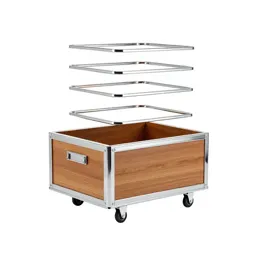 Wagon with wooden sides