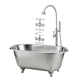 Bathing tub with a hose