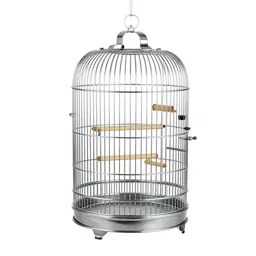 Bird cage with perches