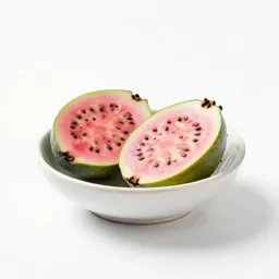 Feijoa cut in two