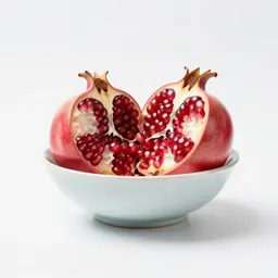 Pomegranate broken open