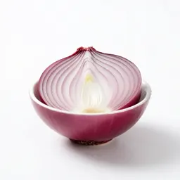 Red onion halved