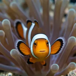 Clownfish in an anemone