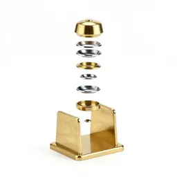 Brass bookend pair