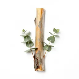 Eucalyptus with peeling bark