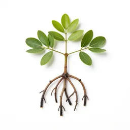 Mangrove with stilt roots