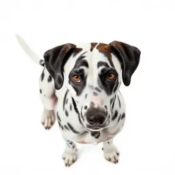 Liver-spotted dalmatian