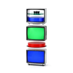 Field-sequential color television