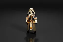 Miniature figurine of a character from the video game Overwatch