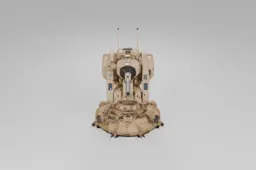 Small robot-like structure with a round base