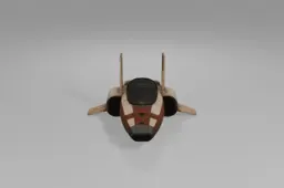 Futuristic spaceship