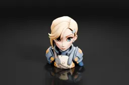 Small figurine of a female character