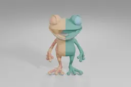 Cartoon frog