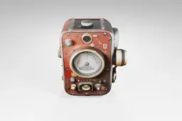 Old-fashioned film camera