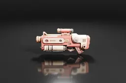 Futuristic-looking weapon