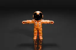 Toy figure of an astronaut