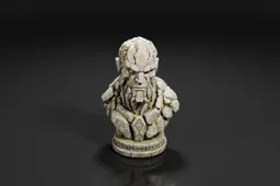 Bust of a mythical creature