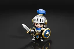 Small figurine of a knight