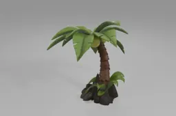 Small palm tree