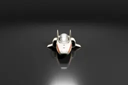 Futuristic spaceship