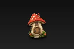 Small mushroom house