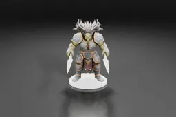Miniature figurine of a warrior